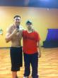 Scott and Troy Tischler at the gym